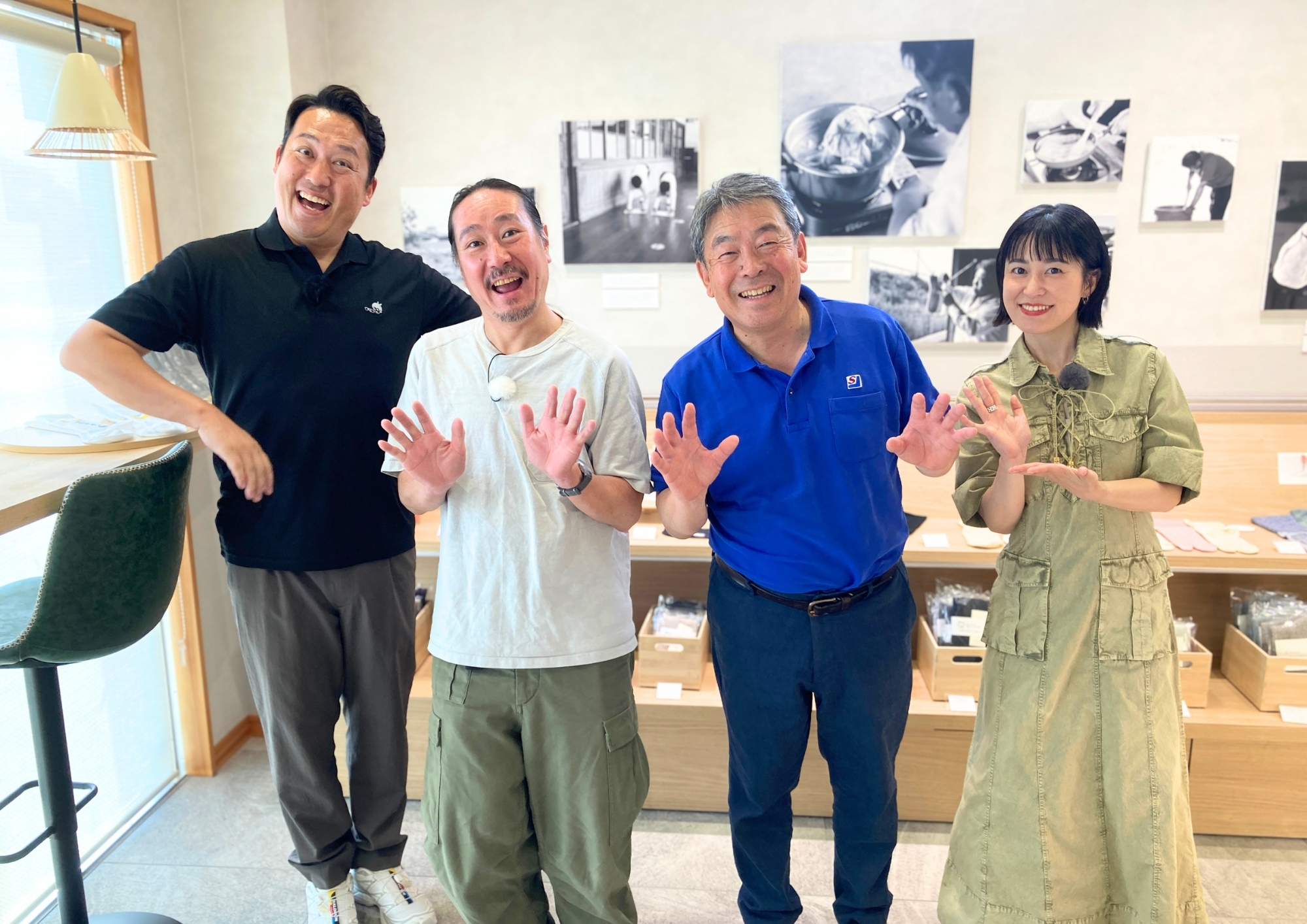 笑い飯西田さんが来店！奈良テレビ「てくてく大喜利」の撮影風景