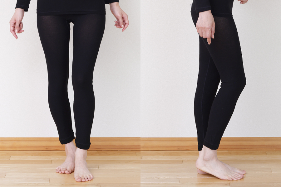 10分丈レギンス-ブラック